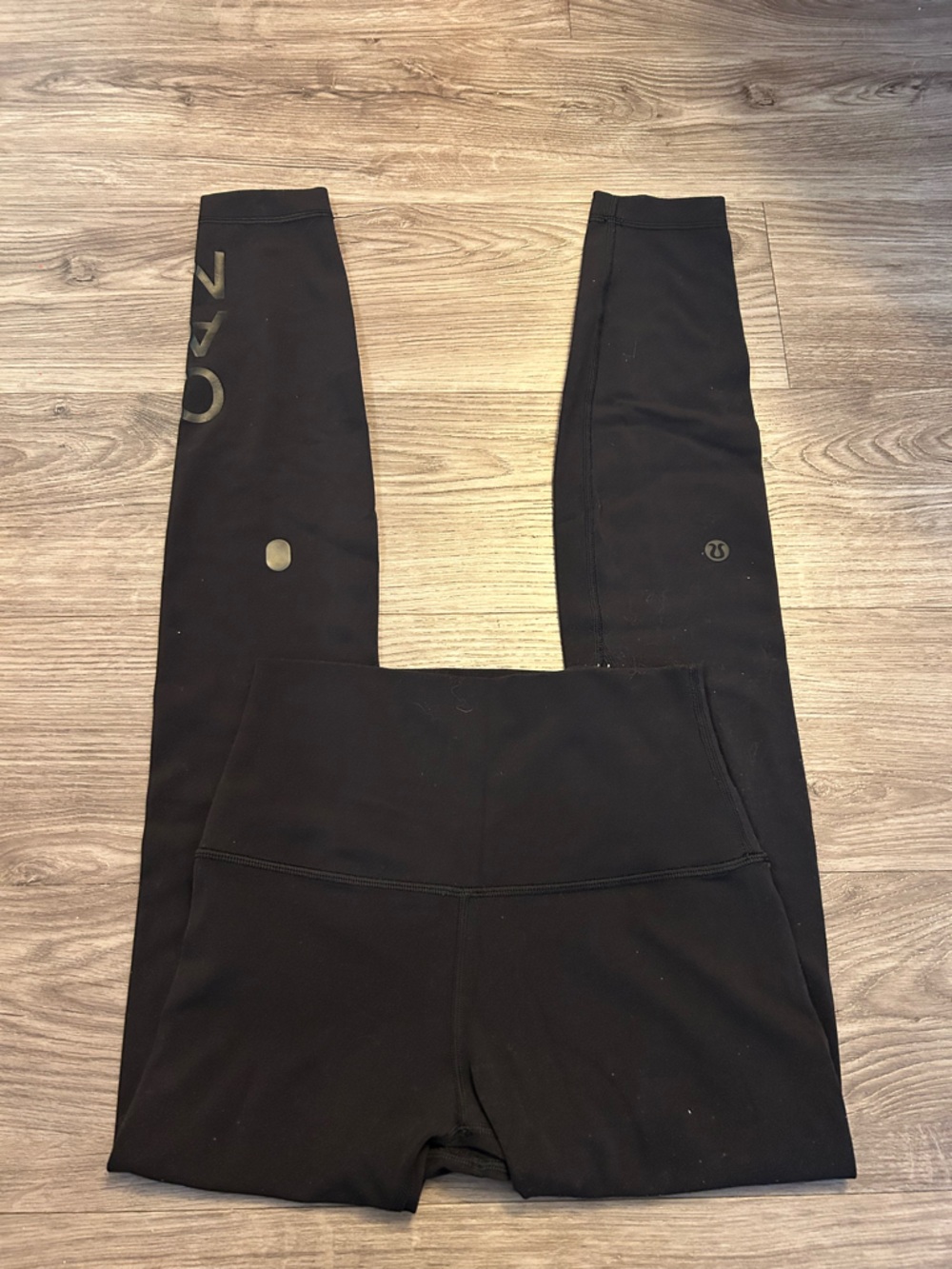 Lululemon Team Canada 2021 High Rise Align Pant - Size 4 - Black-Canada Logo 🇨🇦